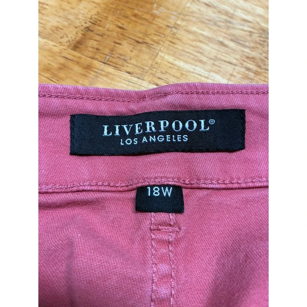 Liverpool Los Angeles Dusty Cedar 18W Maggie Mini Skirt